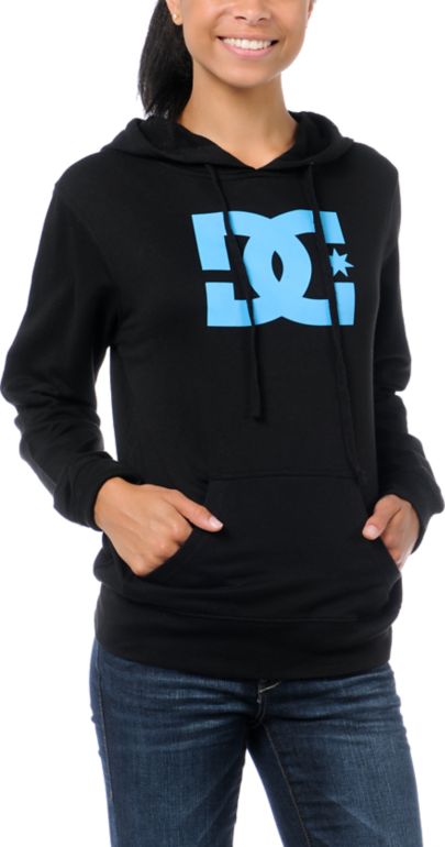 DC Girls T-Star Black Pullover Hoodie