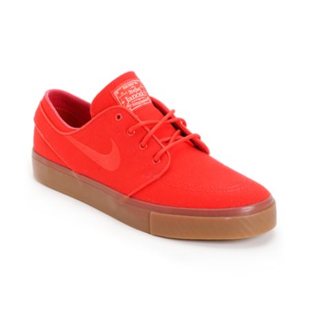 Nike SB Zoom Stefan Janoski Hyper Red/Sail Canvas Shoe