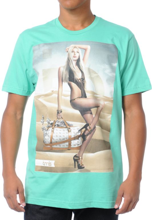 TMLS Bag Of Money Mint Green Tee Shirt