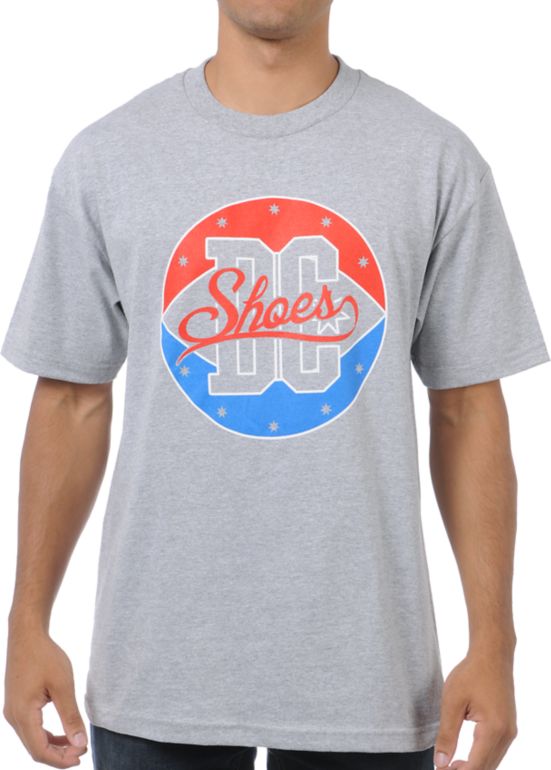 DC Shoes Display Grey Tee Shirt