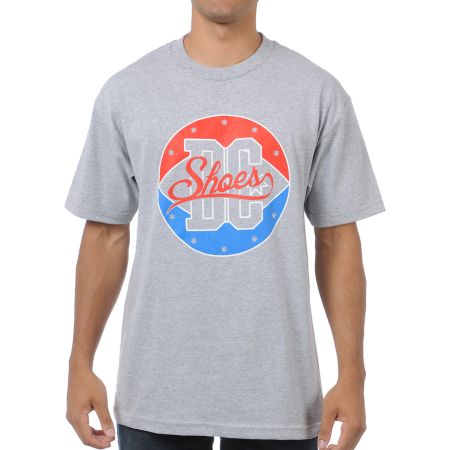 DC Shoes Display Grey Tee Shirt