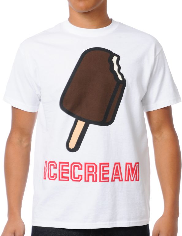 ICECREAM Pop Bar White Tee Shirt