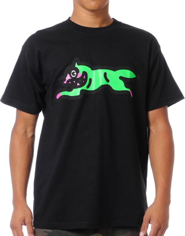 ICECREAM Running Dog 2 Black Tee Shirt