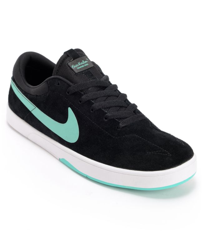 Nike SB Eric Koston Black & Crystal Mint Skate Shoe