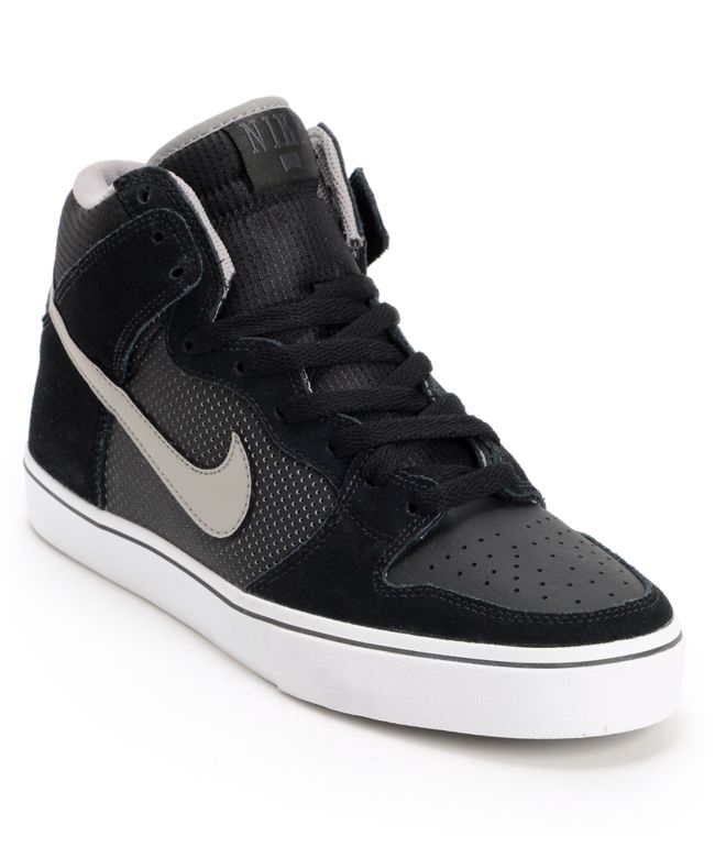 Nike Dunk High LR Black & Medium Grey Skate Shoe