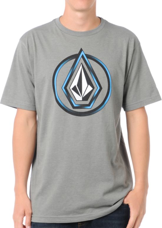 Volcom Stone Spective Grey Tee Shirt