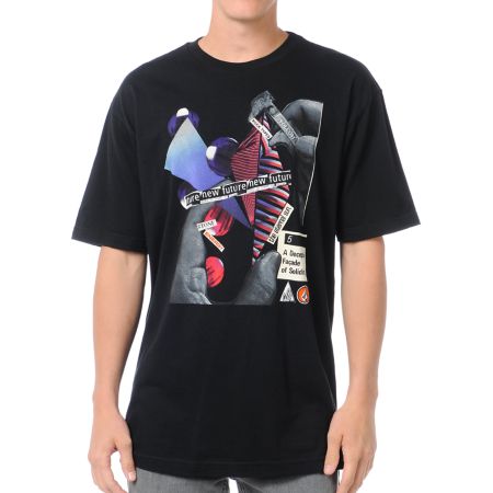 Volcom Rocktypes Black Tee Shirt