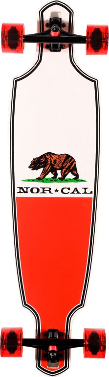 Nor Cal Republic Drop Through 37.8 Cruiser Longboard Complete