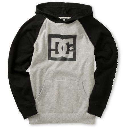 DC Boys Combo Black Raglan Pullover Hoodie