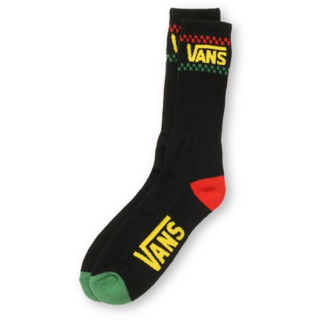 Vans Kabby Rasta Crew Socks