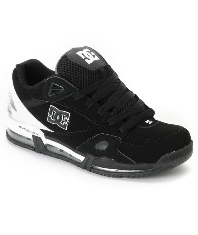 DC Versaflex Black & White Skate Shoe