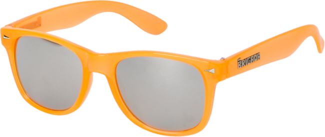 Brigada Lawless Clear Orange & Chrome Sunglasses