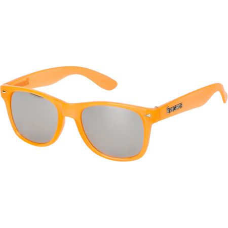Brigada Lawless Clear Orange & Chrome Sunglasses