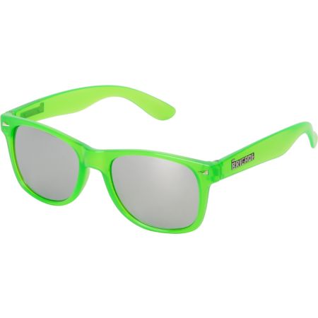 Brigada Lawless Lizard King Clear Green & Chrome Sunglasses