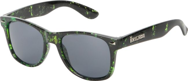 Brigada Lawless Distressed Green Sunglasses
