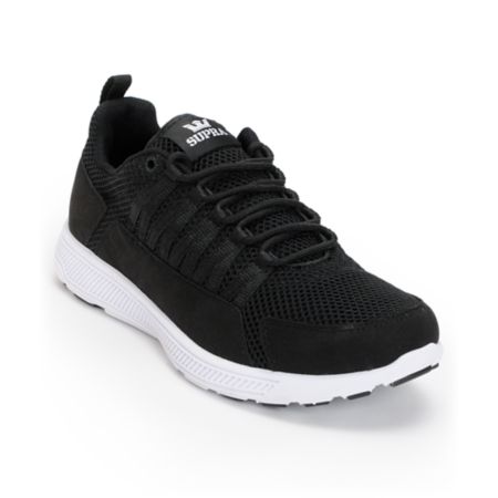 Supra Owen Black & White Shoe