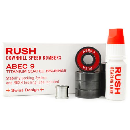 Rush Abec 9 Titanium Coated Skateboard Bearings