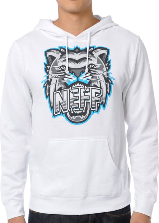 Neff Growly White Pullover Hoodie