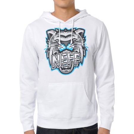 Neff Growly White Pullover Hoodie
