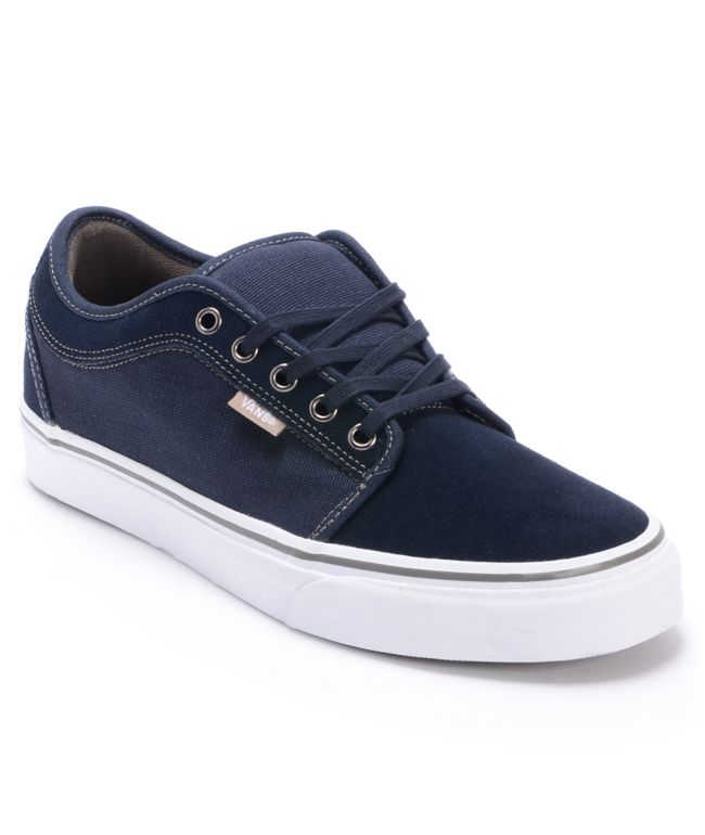 Vans Chukka Low Navy, White & Warm Grey Skate Shoes