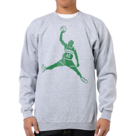 Casual Industrees Reign Heather Grey Crew Neck Sweatshirt