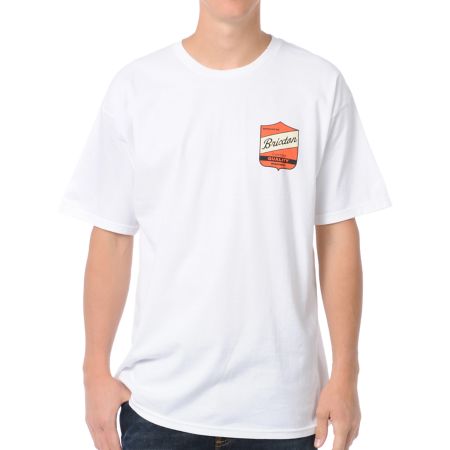 Brixton Ratchet White Tee Shirt