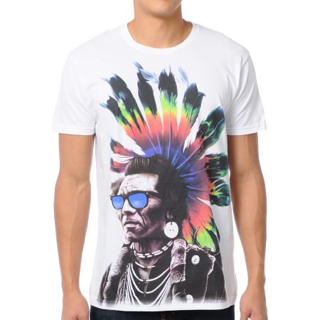Rook Chief Rocka White Tee Shirt 