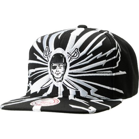 NFL Mitchell and Ness Raiders Earthquake Snapback Hat