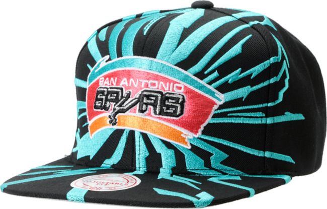 NBA Mitchell and Ness San Antonio Spurs Earthquake Snapback Hat