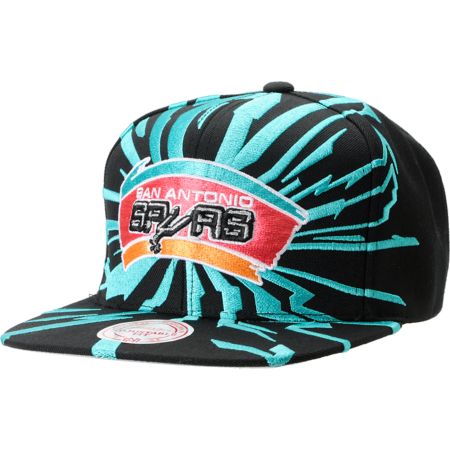 NBA Mitchell and Ness San Antonio Spurs Earthquake Snapback Hat