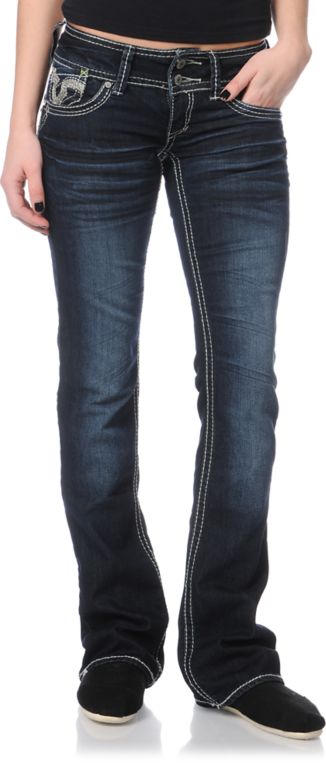Hydraulic Amelia Indigo Blue Bootcut Jeans