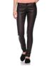 Almost Famous Sammy Red Overdye Pleather Skinny Pants