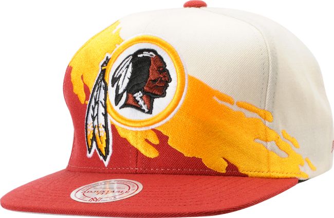 NFL Mitchell and Ness Redskins Paintbrush Snapback Hat