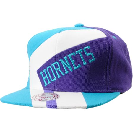 NBA Mitchell and Ness Charlotte Hornets One-On-One Snapback Hat