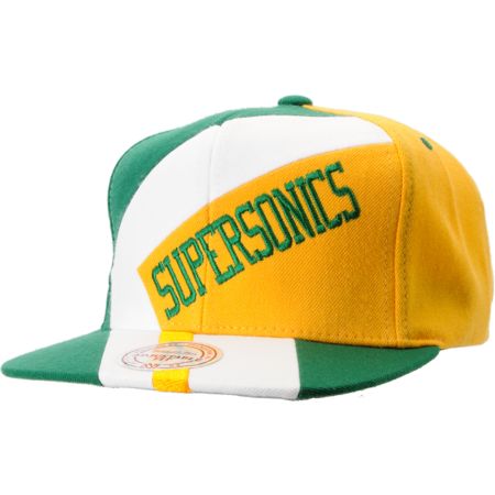 NBA Mitchell and Ness Supersonics One-On-One Snapback Hat