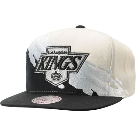 NHL Mitchell and Ness Los Angeles Kings Paintbrush Snapback Hat