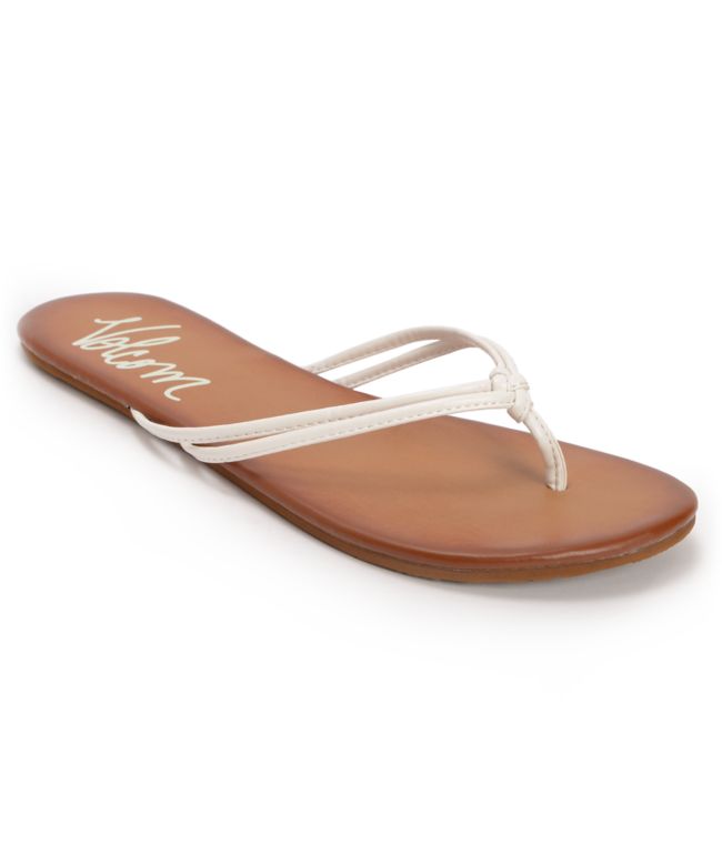Volcom Girls Forever White Creedler Sandals