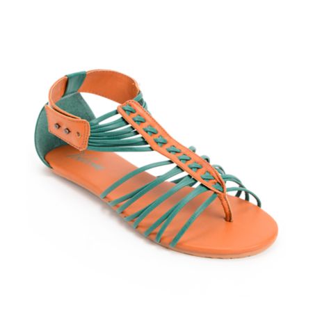 Volcom Girls Be Nice Dark Turquoise Sandal
