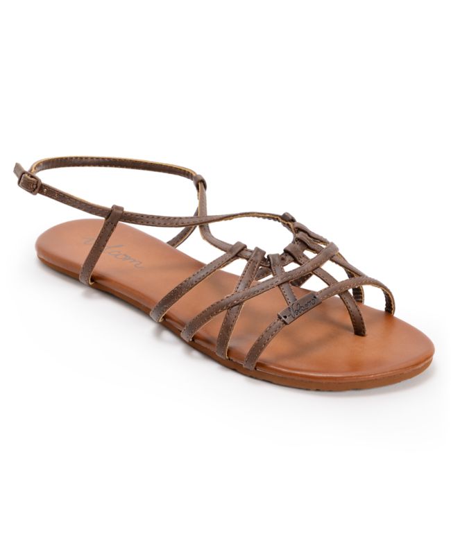 Volcom Girls No Sweat Brown Creedler Sandals