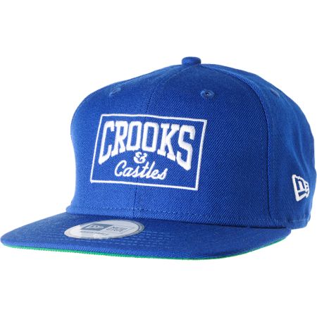 Crooks and Castles Box Logo New Era Snapback Hat
