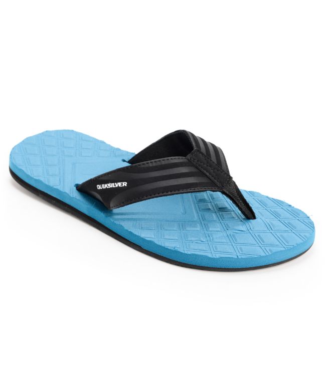 Quiksilver Monkey Textured Blue & Black Sandals