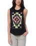 Glamour Kills Ornamental Black Cut-Off Tank Top