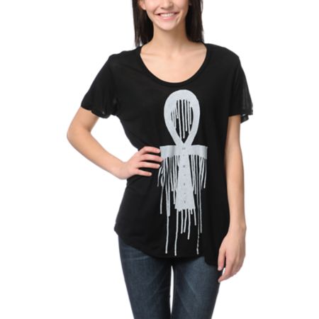 Obey Crux Ansata Black Beau Tee Shirt