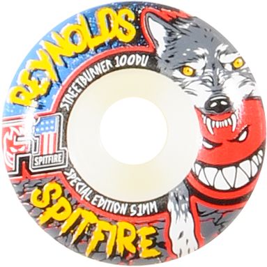 Spitfire Reynolds Wolfpack 51mm Streetburner Skateboard Wheels