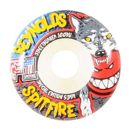 Spitfire Reynolds Wolfpack 51mm Streetburner Skateboard Wheels