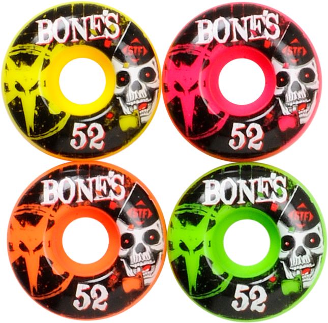 Bones Party Pack 52mm STF Skateboard Wheels