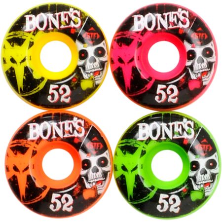 Bones Party Pack 52mm STF Skateboard Wheels