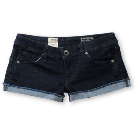 Volcom Girls Sound Check 2 Denim Shorts