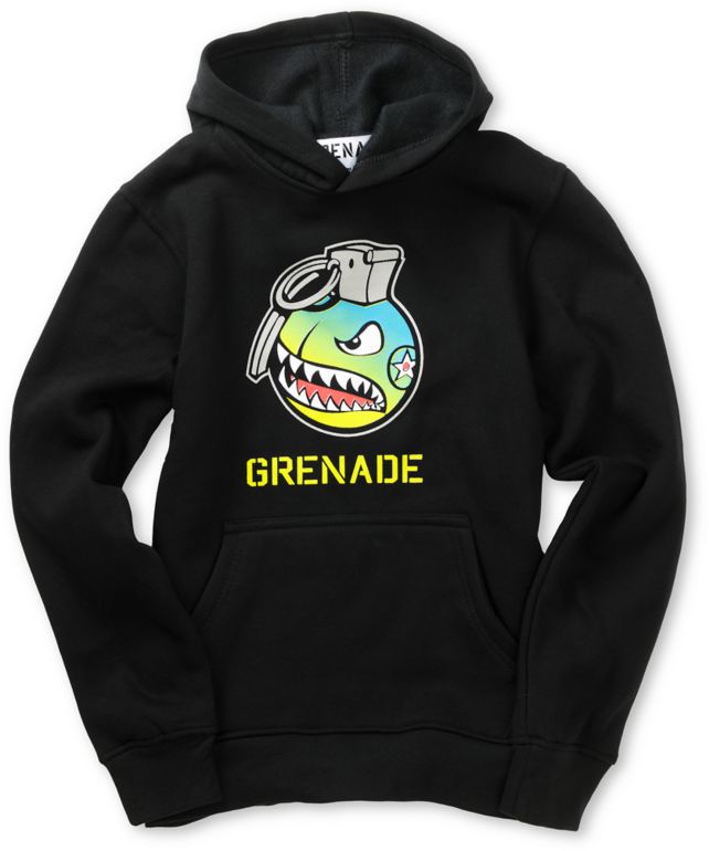 Grenade Boys Recruiter Black Pullover Hoodie
