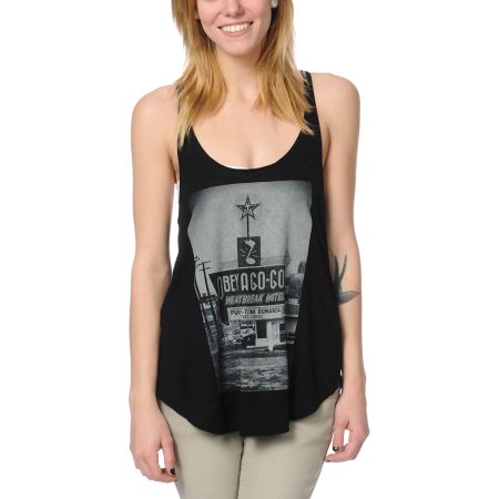 Obey A Go-Go Black Melody Tank Top